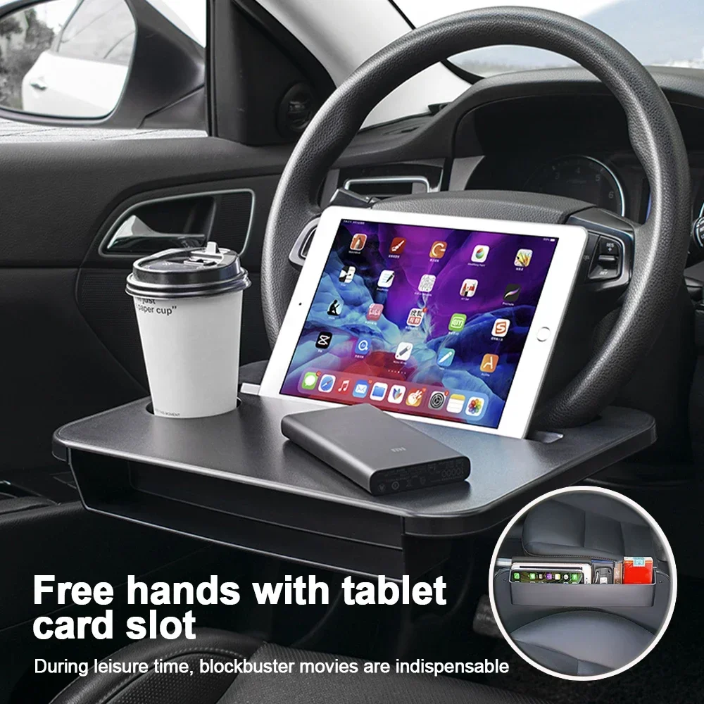 Laptop Stand - Multi-used Car Tray Laptop Desk Pad