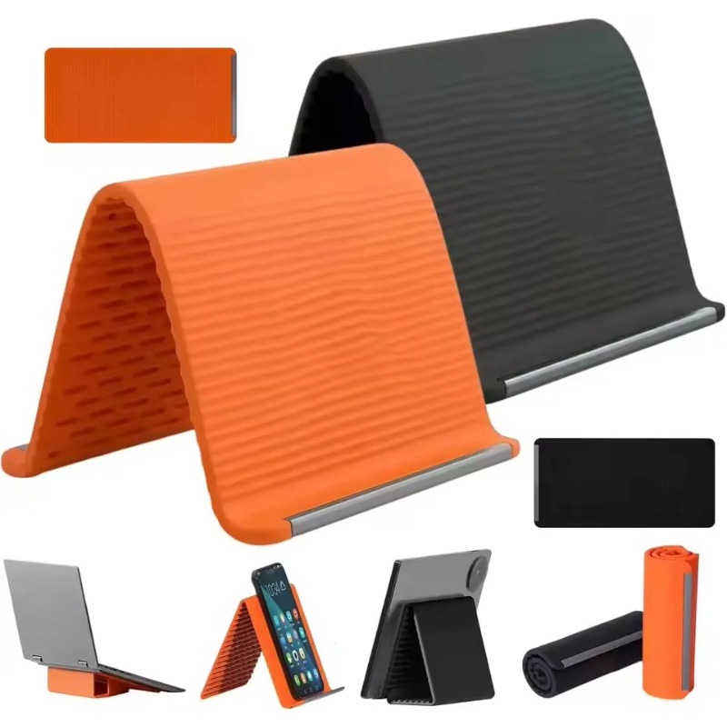 Laptop Stand - Flexible Foldable Silicone Phone Holder Portable