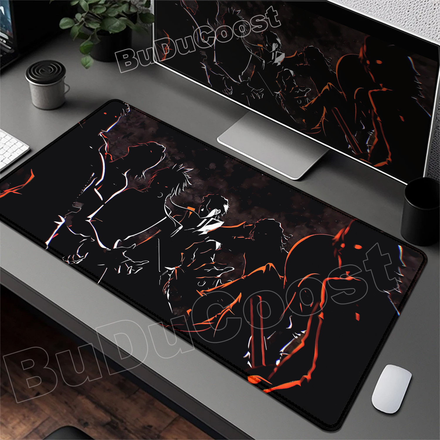 Laptop Cooling Pad - BLEACH Rubber Keyboard Rug PC Gamer