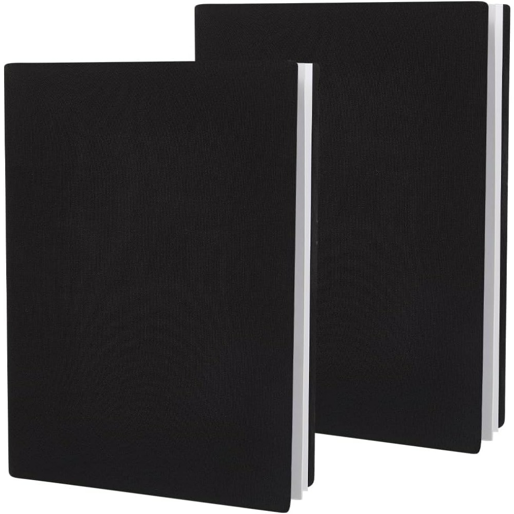 Laptop Sleeve - 2Pcs Elastic Book Covers Black Book