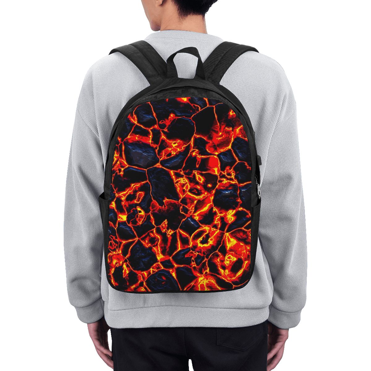 Laptop Bag - Magma Volcano Lava Fire Backpack Travel