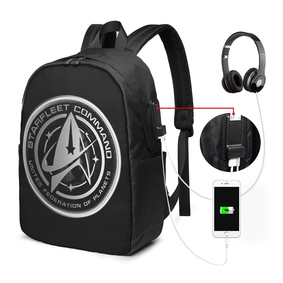 Laptop Bag - Star Treks Science Fiction TV Series