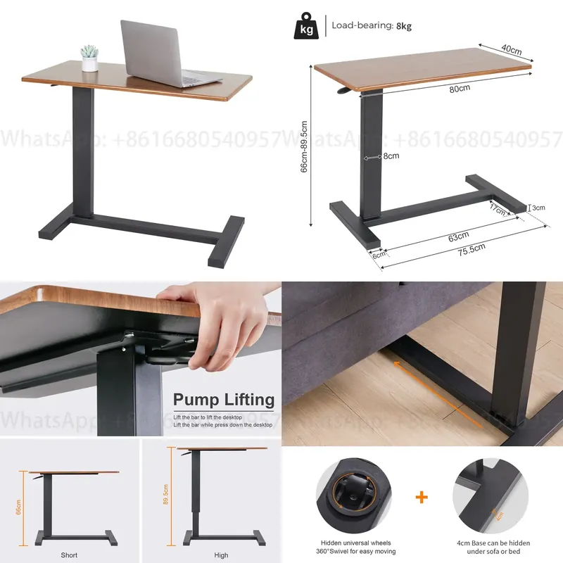 Laptop Stand - Movable Over Bed Laptop Bedside Table