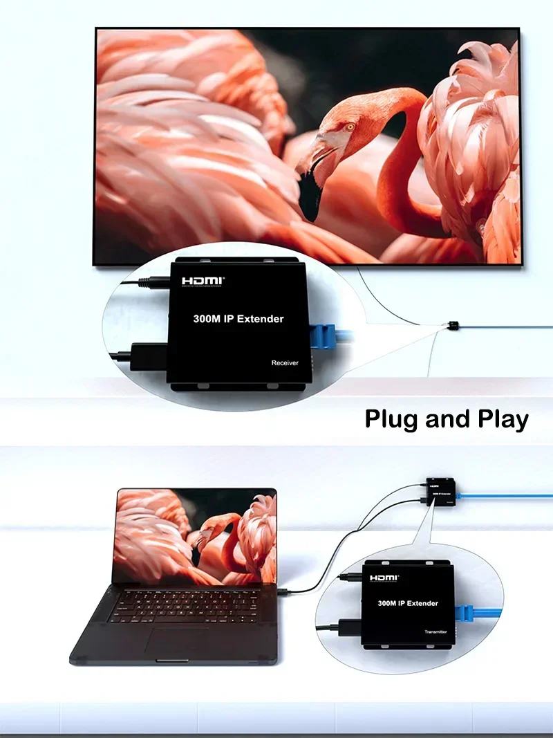 150m 200m 300M IP Extender Via - Hdmi Cable ulasan dan harga