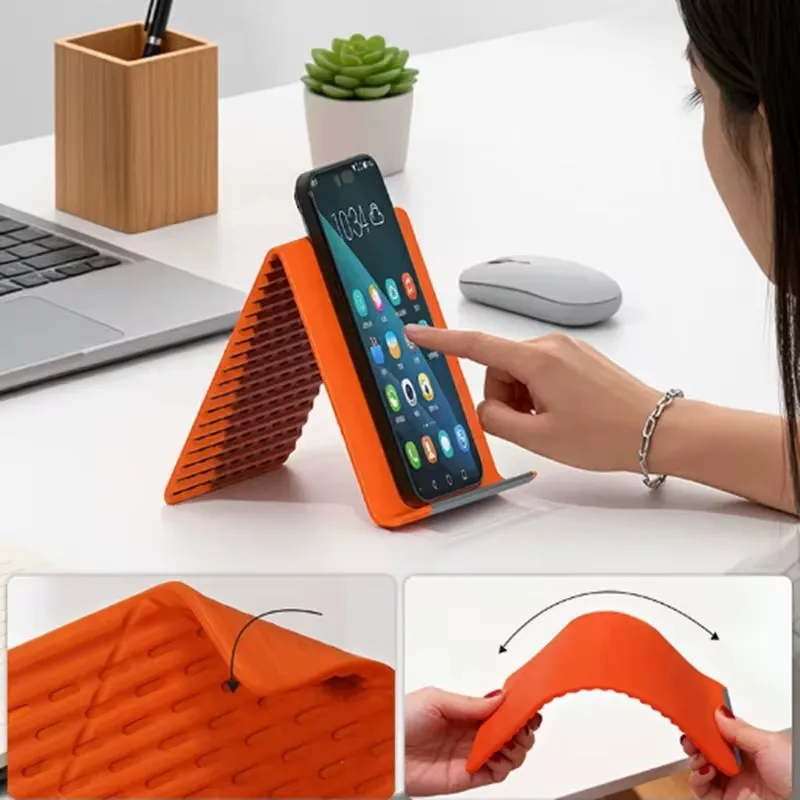 Bendable Silicone Desktop Phon - Laptop Stand ulasan dan harga