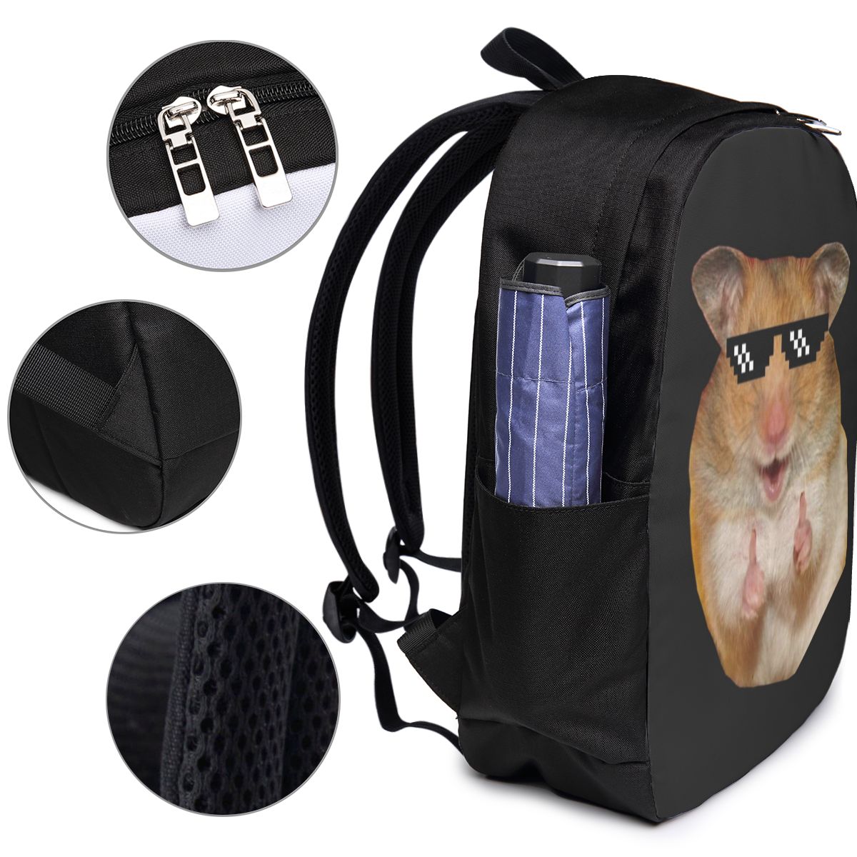 Funny Hamster Backpack Travel  - Laptop Bag ulasan dan harga