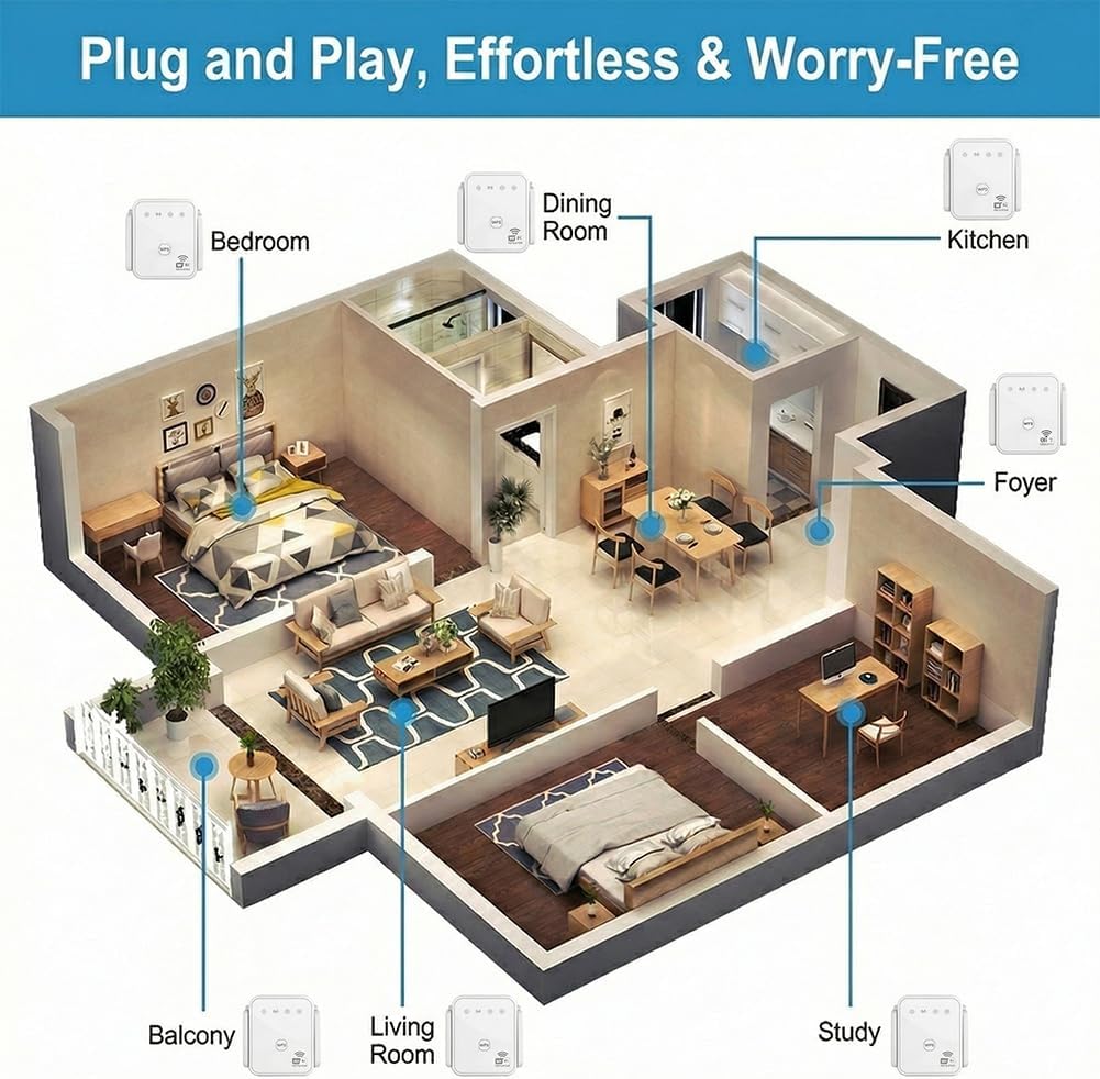 2026 New WiFi Repeater 300Mbps - Hdmi Cable ulasan dan harga