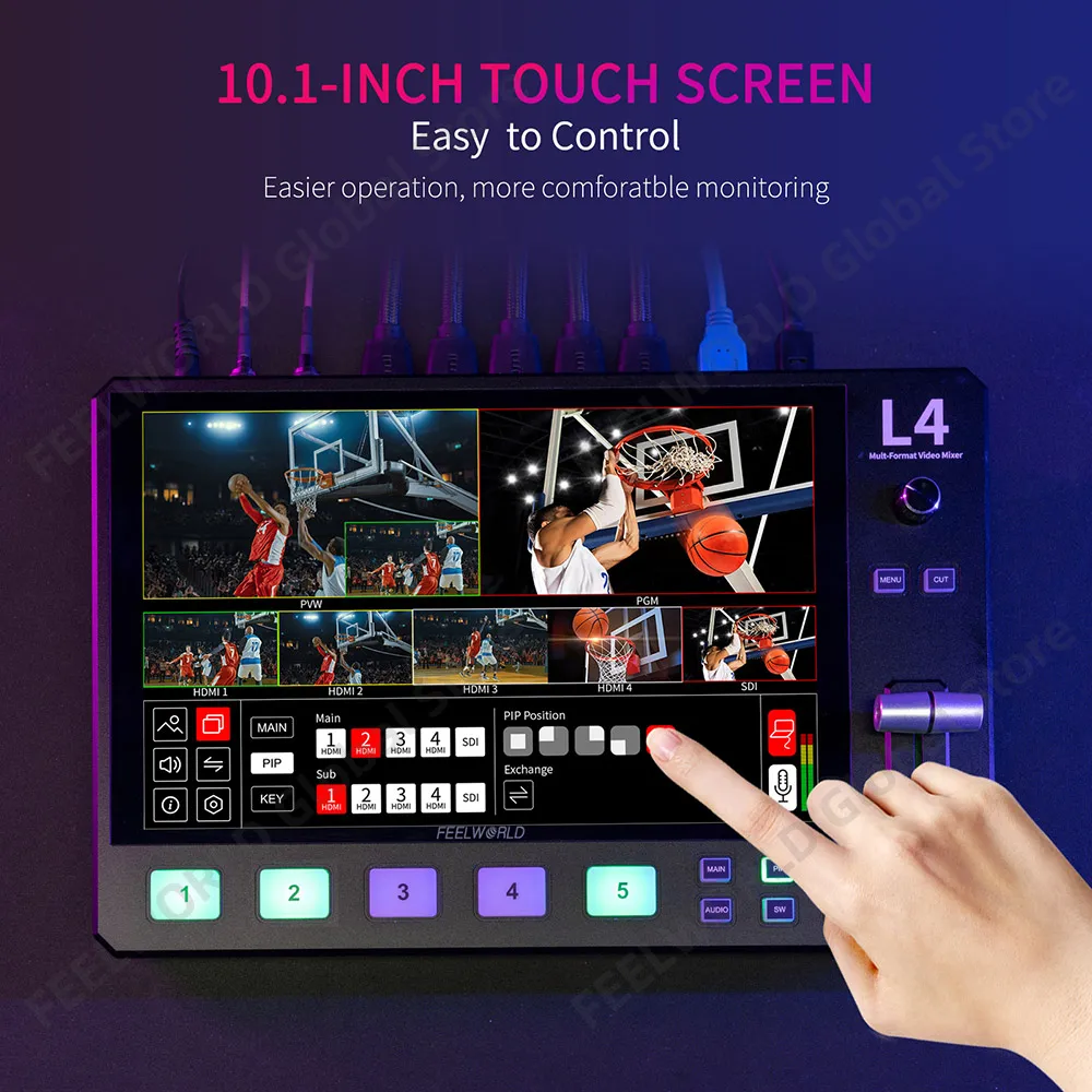 FEELWORLD L4 10.1 Inch Multi C - Hdmi Cable ulasan dan harga