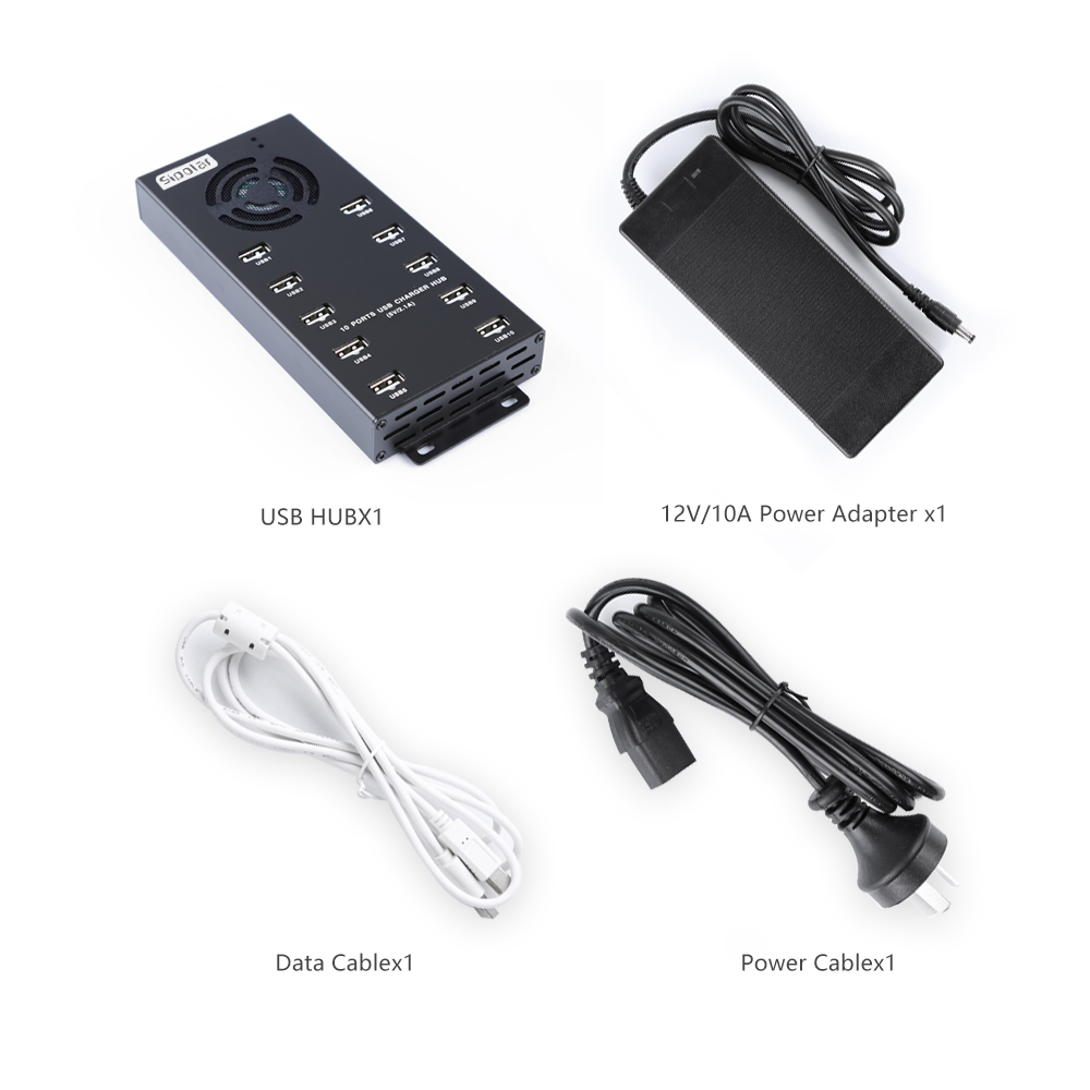10 Port Fast Charging USB Hub  - Usb Hub ulasan dan harga