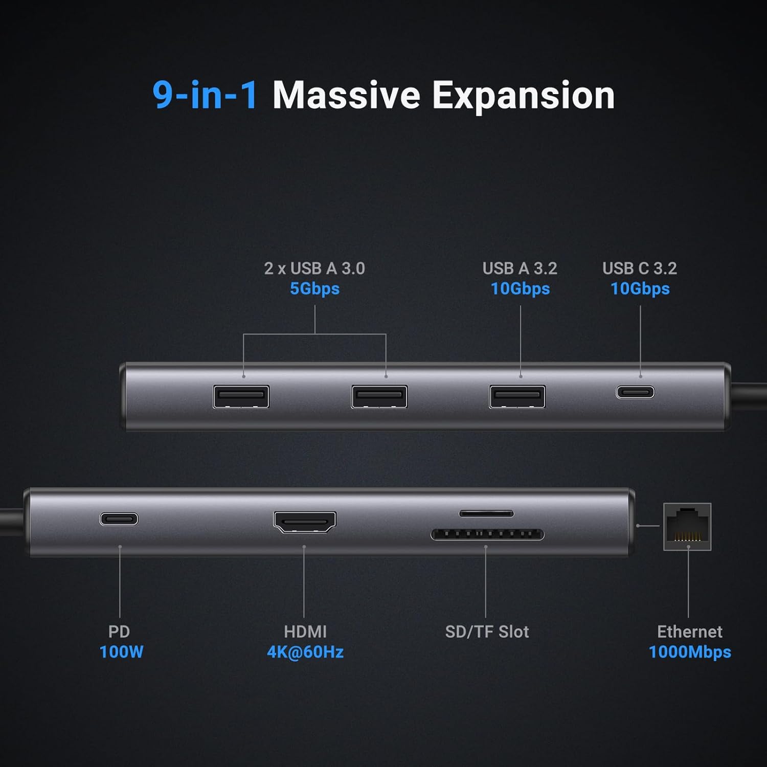 UGREEN Revodok Pro 109 USB C H - Usb Hub ulasan dan harga
