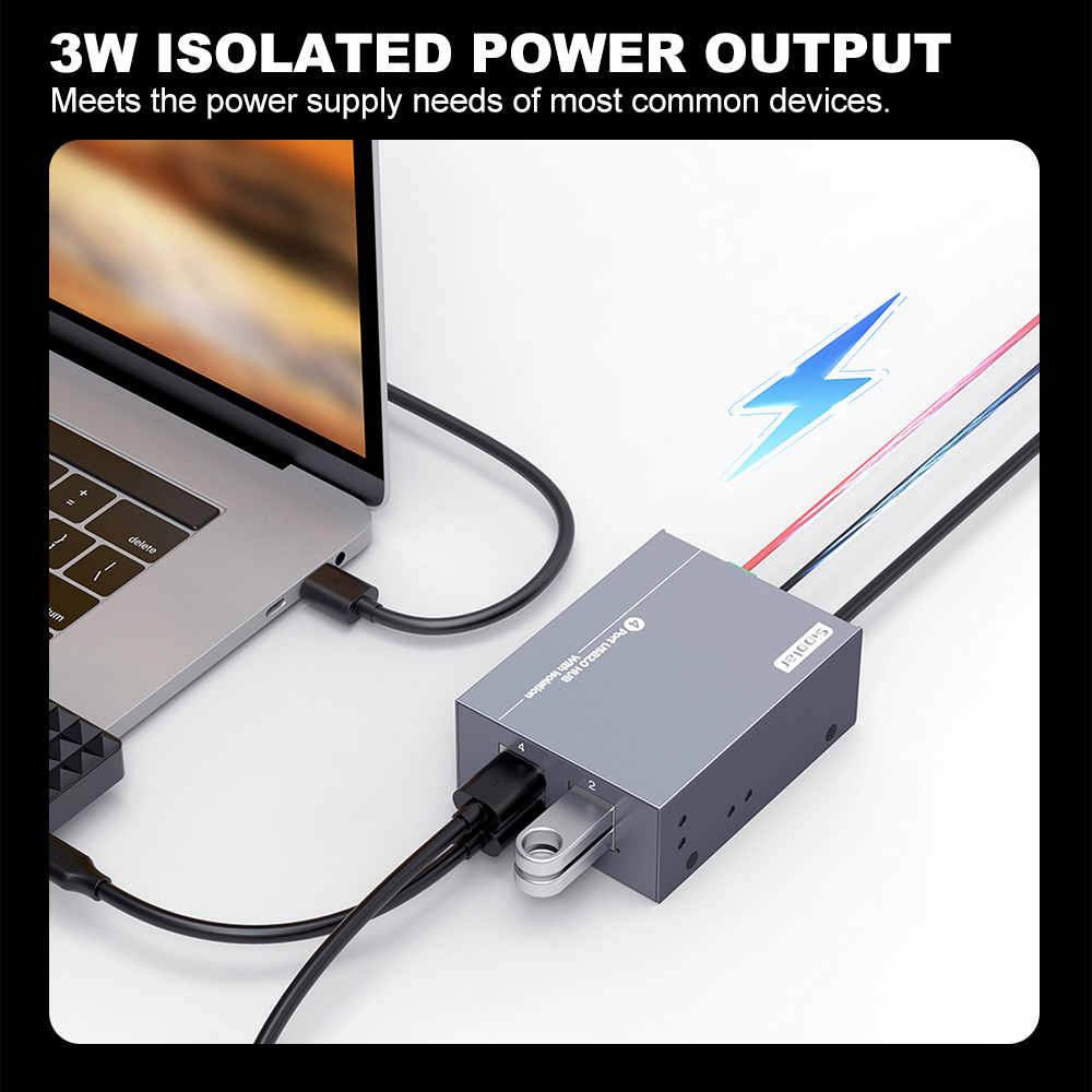 Sipolar Stock AT-4A20M3 Metal  - Usb Hub ulasan dan harga