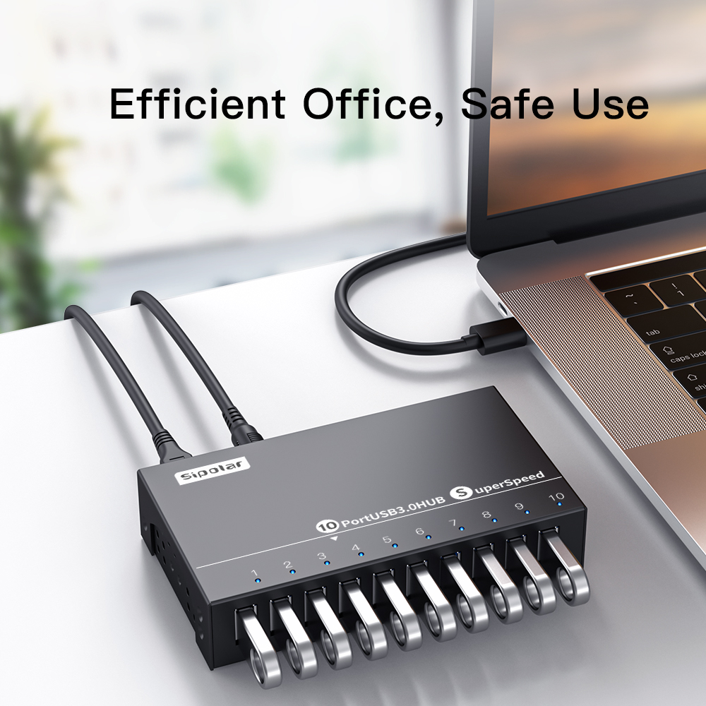 A103 Sipolar  10 Port   Usb Hu - Usb Hub ulasan dan harga