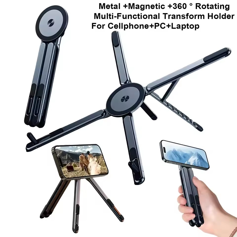 3 in 1 Foldable Magnetic Phone - Laptop Stand ulasan dan harga