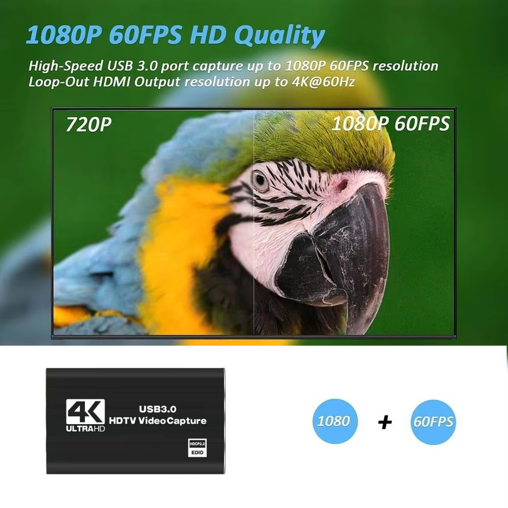 Roreta 4K USB 3.0 Video Captur - Hdmi Cable ulasan dan harga