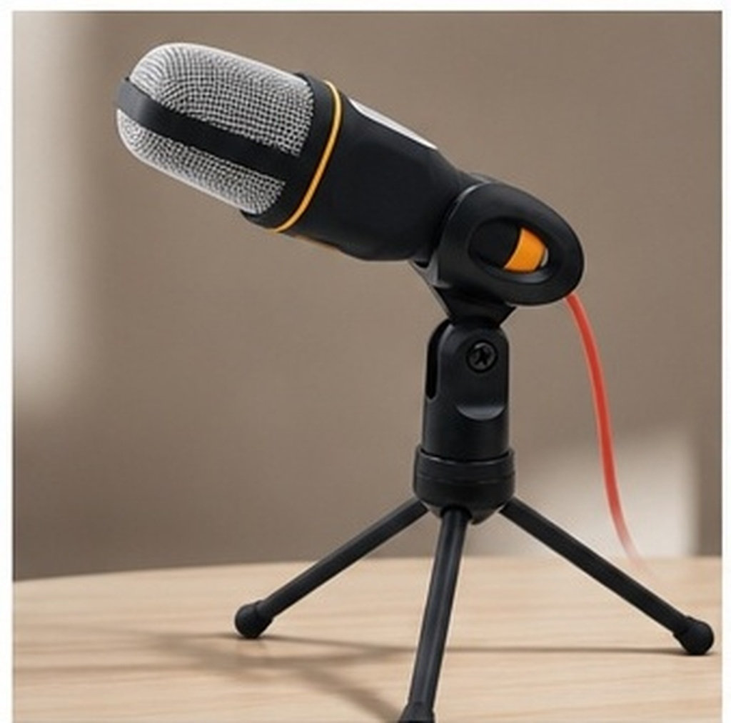 Mic Wired Condenser Microphone - Laptop Stand ulasan dan harga