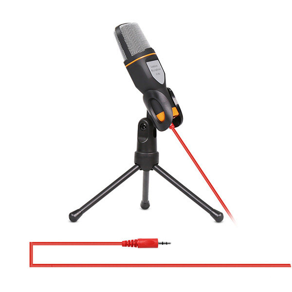 Mic Wired Condenser Microphone - Laptop Stand ulasan dan harga