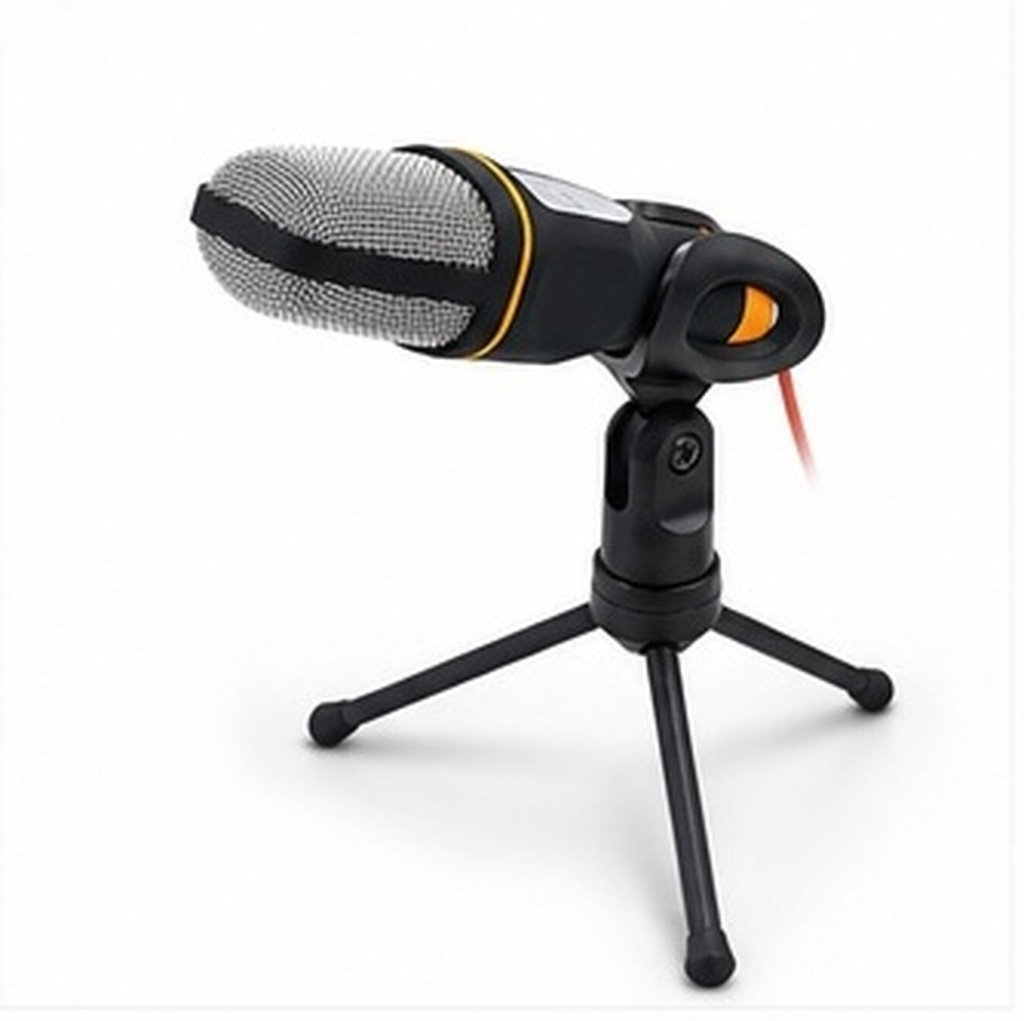 Mic Wired Condenser Microphone - Laptop Stand ulasan dan harga