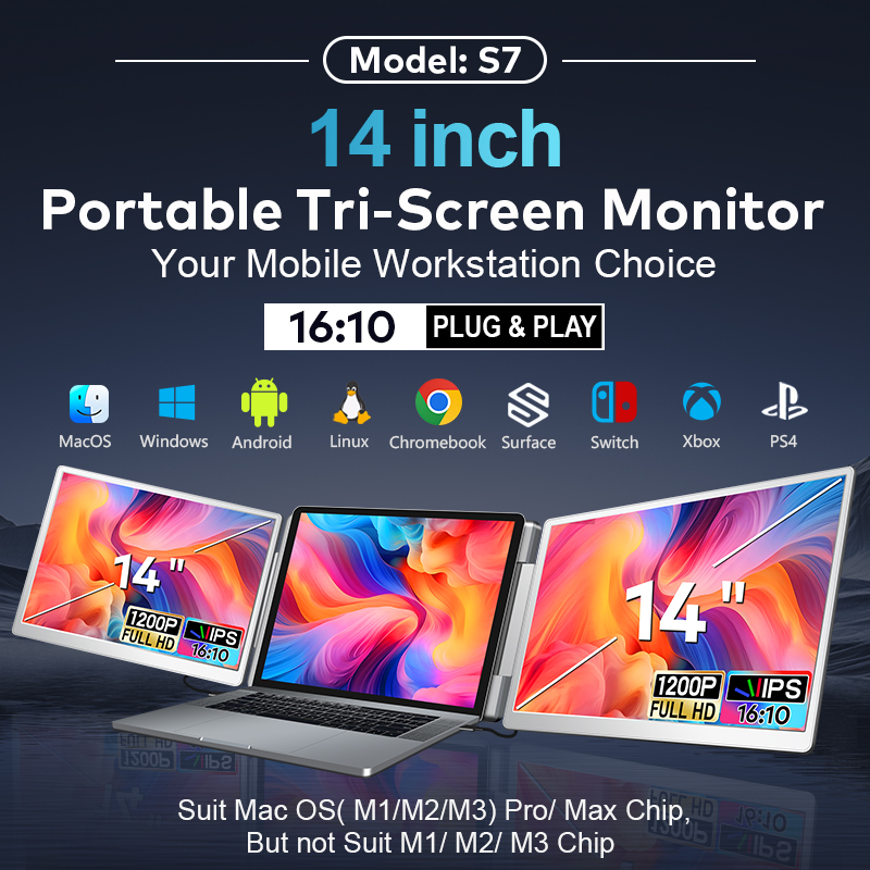 Dual Screen Display Portable L - Laptop Stand ulasan dan harga