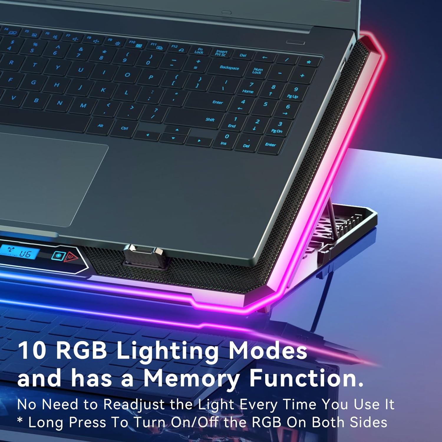 RGB Laptop Cooling Pad Gaming  - Laptop Cooling Pad ulasan dan harga
