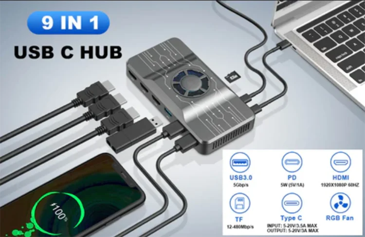OFIYAA USB 3.0 Docking Station - Usb Hub ulasan dan harga