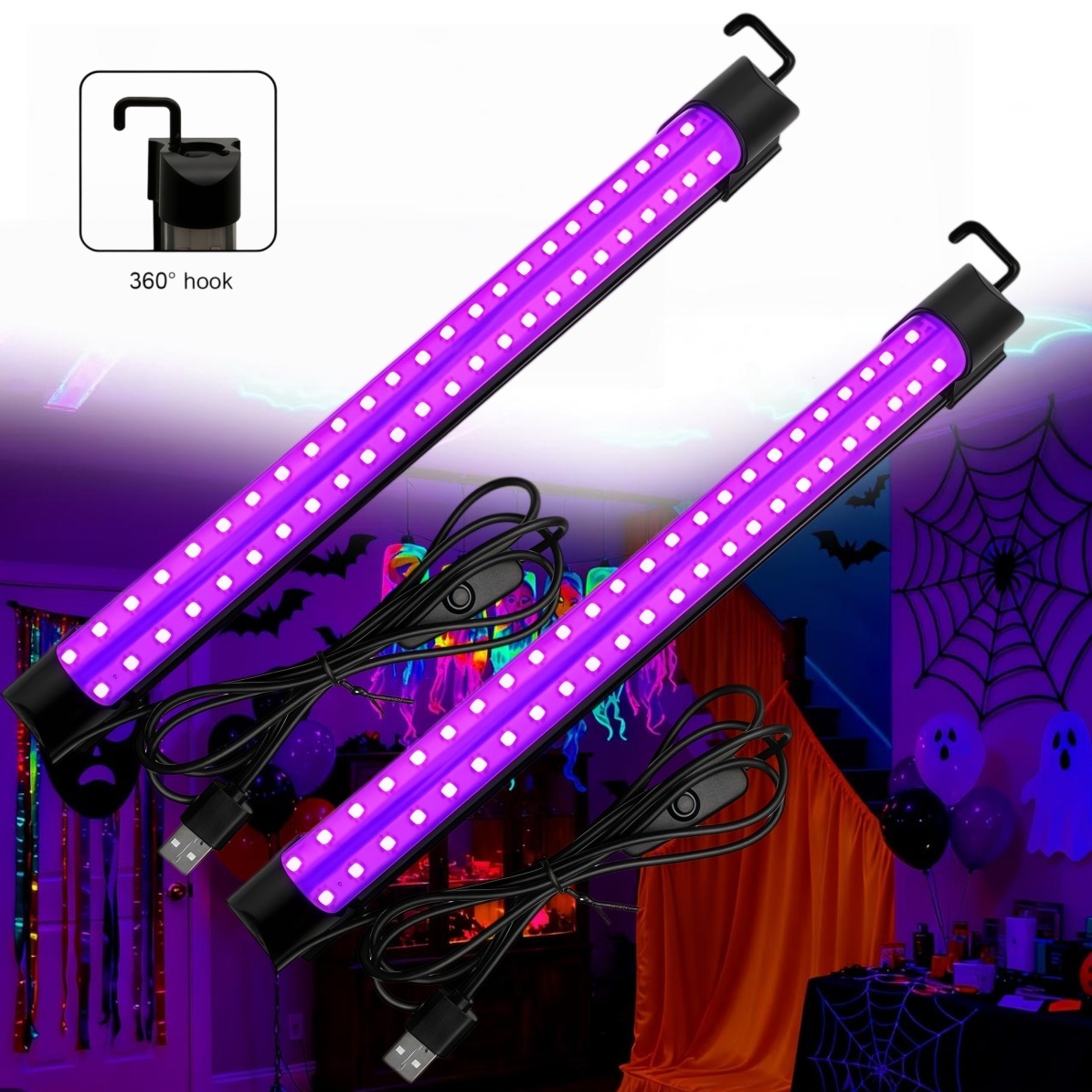 Black Light Tube 5W/10W USB  P - Usb Hub ulasan dan harga