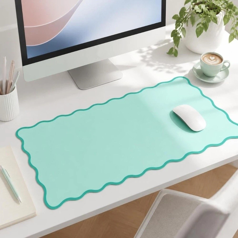 Sweet PU Leather Desk Pad Non  - Keyboard Cover ulasan dan harga