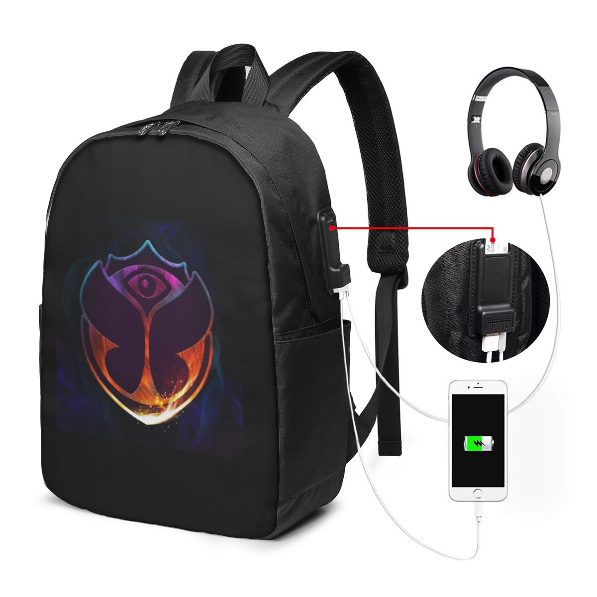 Tomorrowland Butterfly Backpac - Laptop Bag ulasan dan harga
