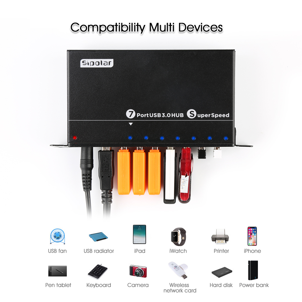 A-173 Industrial 7 Port USB 3. - Usb Hub ulasan dan harga