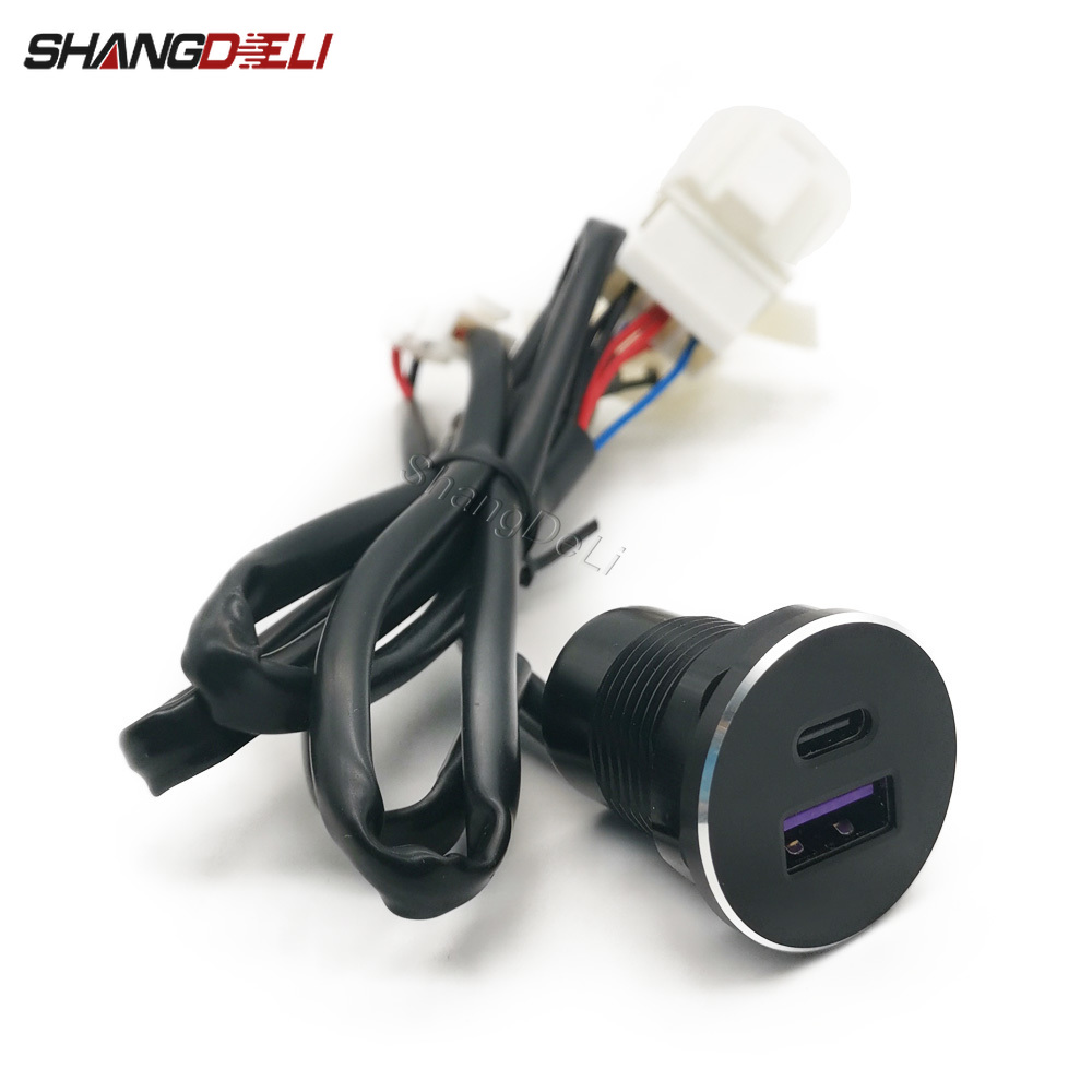 1PC Car Dual USB Outlet Charge - Usb C Hub ulasan dan harga