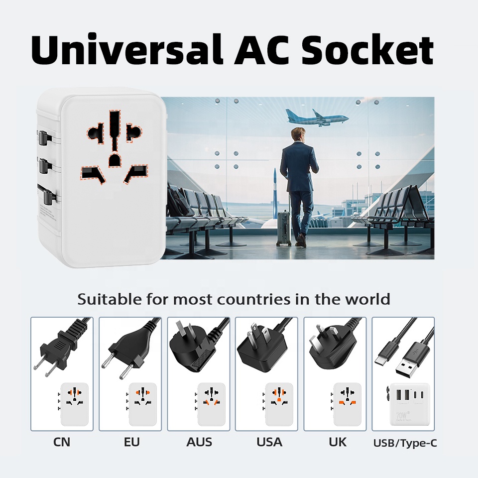Universal Worldwide Wall Socke - Laptop Charger ulasan dan harga