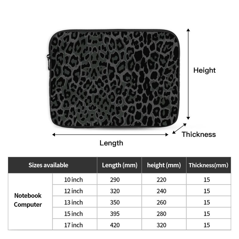 Black Leopard Laptop Sleeve Ba - Laptop Sleeve ulasan dan harga