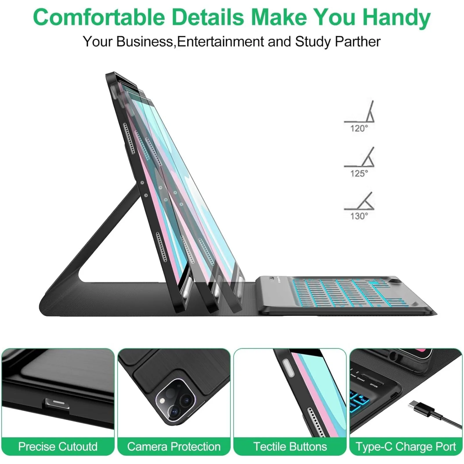 Keyboard Case & Mouse for iPad - Keyboard Cover ulasan dan harga