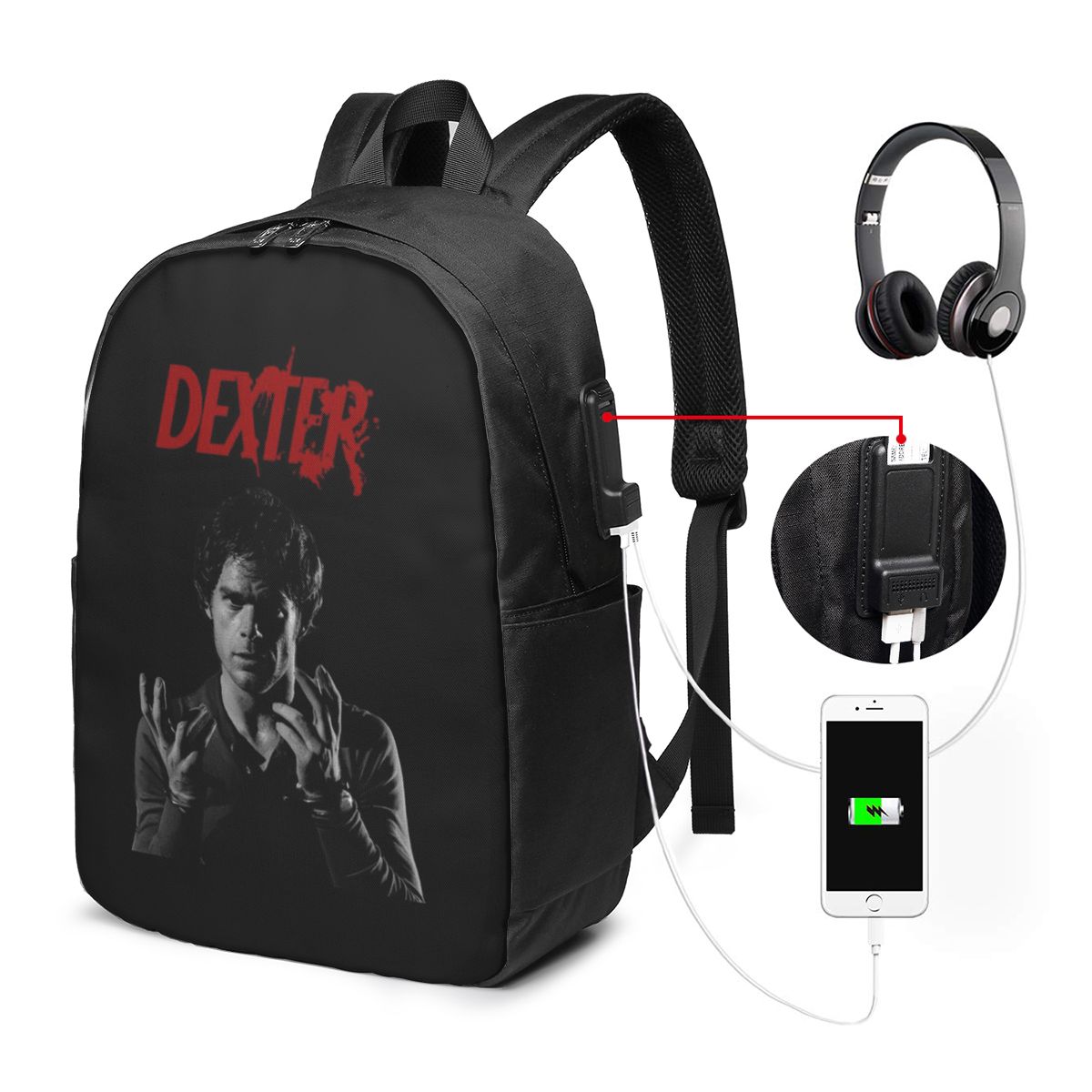 Movie Dexter Morgan Backpack T - Laptop Bag ulasan dan harga