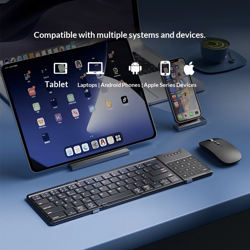 Mengzu Tri Fold Wireless Bluet - Laptop Mouse ulasan dan harga