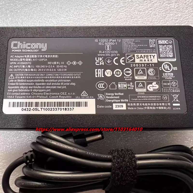 A17-120P2A A120A0061P Original - Laptop Charger ulasan dan harga