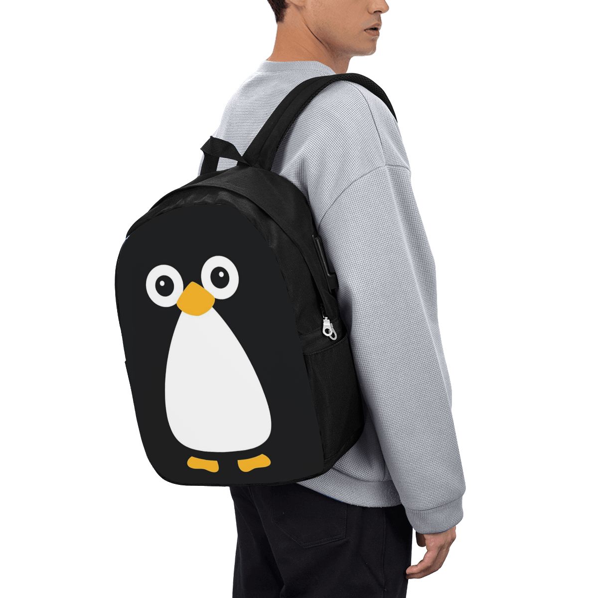 Cute Vector Penguin Backpack T - Laptop Bag ulasan dan harga