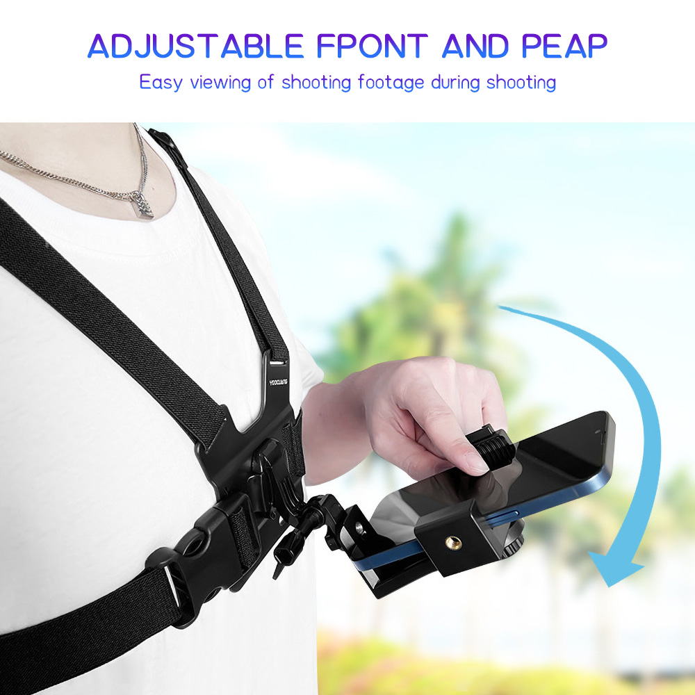 Chest Mount Phone Strap Holder - Laptop Stand ulasan dan harga