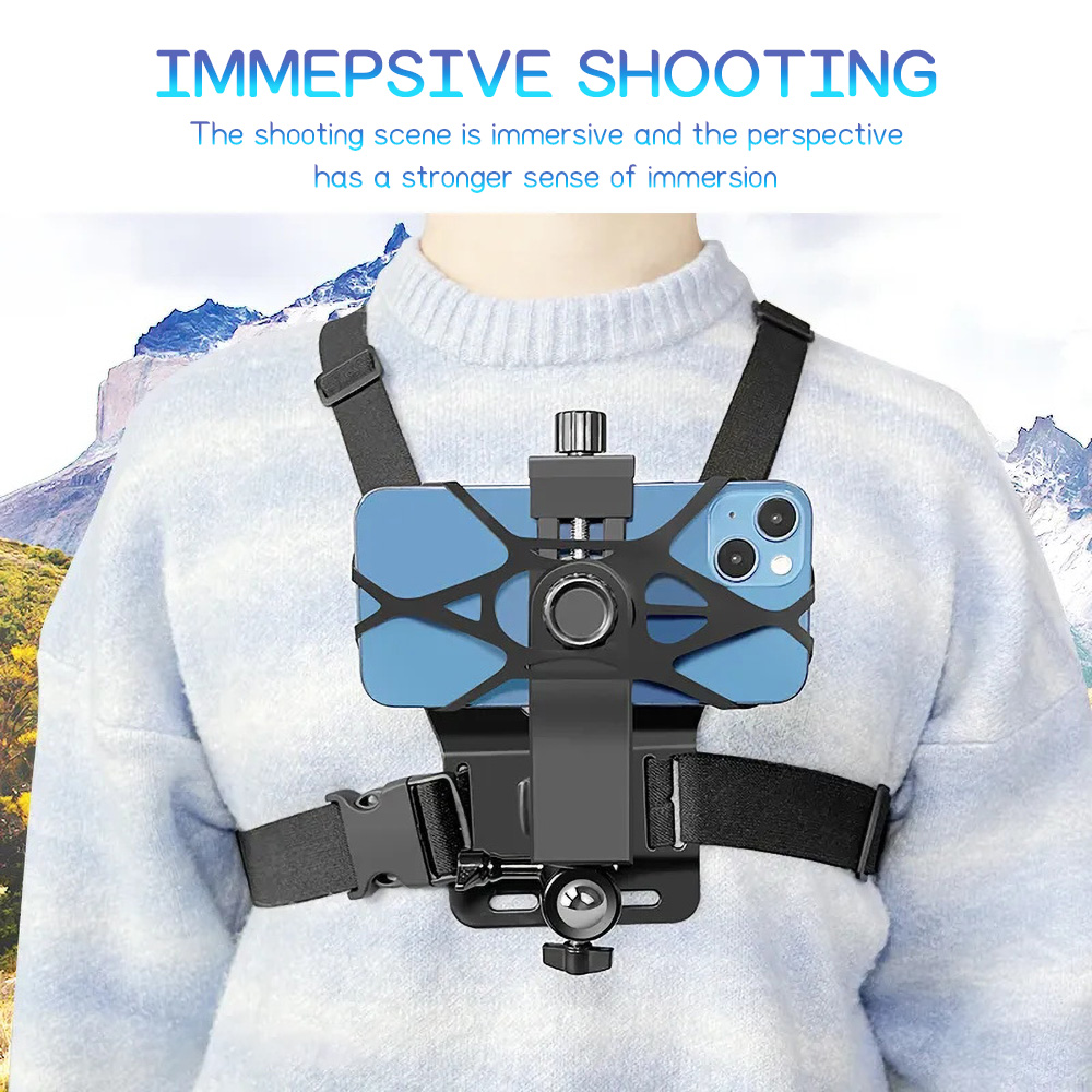 Chest Mount Phone Strap Holder - Laptop Stand ulasan dan harga