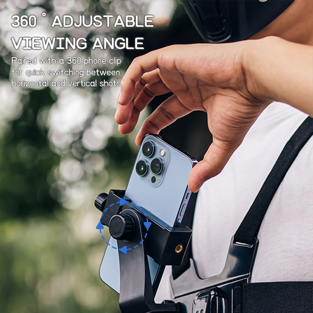 Chest Mount Phone Strap Holder - Laptop Stand ulasan dan harga