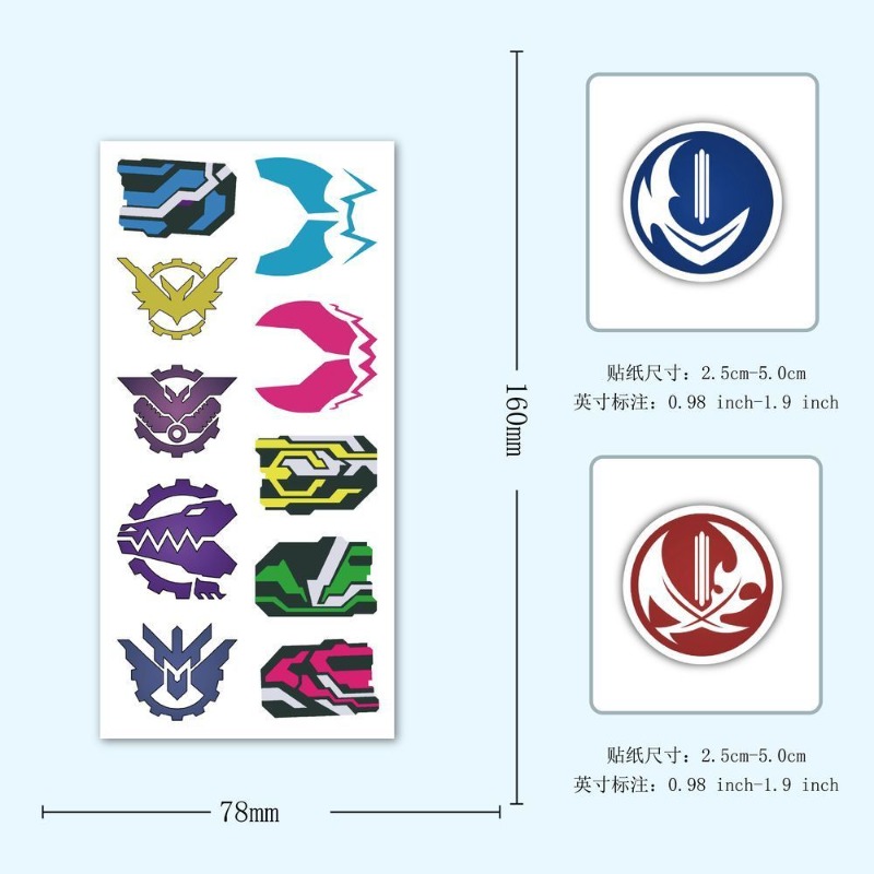 60 Sheets Kamen Rider Logo Sti - Laptop Original Accessories ulasan dan harga